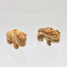 Load image into Gallery viewer, 2 Picture Jasper Hand Carved Bison / Buffalo Beads | 22x13x9mm | Brown/Beige - PremiumBead Alternate Image 3