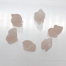 Load image into Gallery viewer, Adorable! 2 Rose Quartz Sitting Carved Cat Beads | 21x14x10mm | Pink - PremiumBead Alternate Image 7