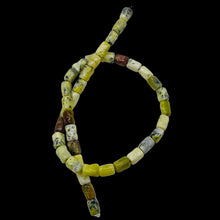 Load image into Gallery viewer, Wow Yellow/Green Turquoise Knuckle Bead Strand 104583