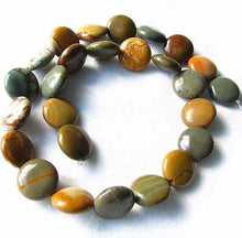 Load image into Gallery viewer, 4 Oregon Owyhee Jasper Coin Beads 008939 - PremiumBead Alternate Image 2