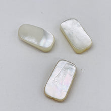 Load image into Gallery viewer, Natural Mother of Pearl Shell Rectangle Bead Strand 102143