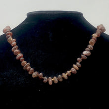 Load image into Gallery viewer, Moonstone 14K Gold Filled Knotted Nugget Necklace | 21 Inch | Purple |