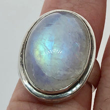 Load image into Gallery viewer, Rainbow Moonstone & Sterling Silver Ring (Size 7 3/4) 005849 - PremiumBead Alternate Image 3
