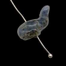 Load image into Gallery viewer, Carved Animal Sodalite Whale Figurine Worry Stone | 20x13x11mm | Blue white