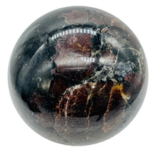 Load image into Gallery viewer, Garnet Scry Sphere Round | 3" | Red/Black | 1 Sphere |