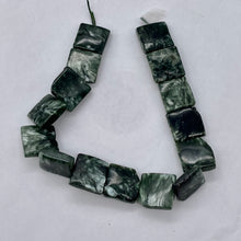 Load image into Gallery viewer, Siberia Russian Seraphinite 13x13mm Bead 7.5 inch Strand 9576HS