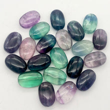 Load image into Gallery viewer, Sparkling! Multi-Hue Fluorite Oval Bead Strand - PremiumBead Alternate Image 7