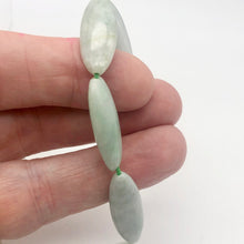 Load image into Gallery viewer, Rare! 3 Carved Natural Burmese Jade 30x11x7mm Beads | 30x11x7mm | multi-Hue - PremiumBead Alternate Image 2