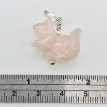 Load image into Gallery viewer, Charm! Rose Quartz Squirrel Solid Sterling Silver Pendant 509279RQ - PremiumBead Alternate Image 8