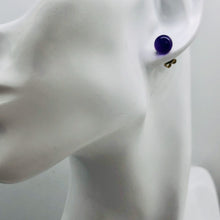 Load image into Gallery viewer, Amethyst 8mm Sterling Silver Stud Ball Earrings | 8mm | Purple | 1 Earrings