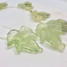 Load image into Gallery viewer, Fab Green Prehnite Leaf Briolette Bead Strand 110532F - PremiumBead Alternate Image 2