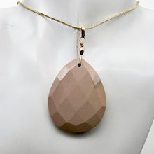 Load image into Gallery viewer, Mookaite 14K Gold Filled Faceted Teardrop Pendant | 2 1/2" Long | Desert Sand |