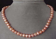 Load image into Gallery viewer, Stunning 'Peach Flambe' AAA Fresh Water Pearl Strand 101534 - PremiumBead Alternate Image 2