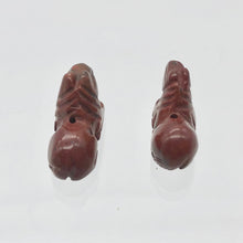 Load image into Gallery viewer, 2 Carved Brecciated Jasper Horse Pony Beads - PremiumBead Alternate Image 9