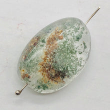 Load image into Gallery viewer, Lodalite Quartz Oval Pendant Figurine Bead | Clear Included|1 Bead| 32x22x13 mm|