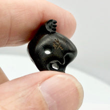 Load image into Gallery viewer, Carved & Signed Adorable Koala Bear Teak Ojime Bead | 20x18x16mm | Brown - PremiumBead Alternate Image 6