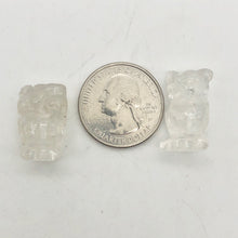 Load image into Gallery viewer, 2 Wisdom Carved Quartz Owl Beads - PremiumBead Alternate Image 7