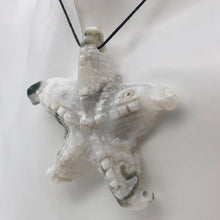 Load image into Gallery viewer, Tree Agate Carved Starfish Pendant Bead - PremiumBead Primary Image 1