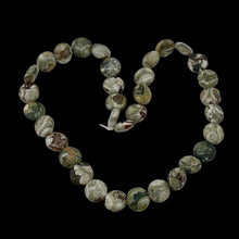 Load image into Gallery viewer, Raintree Rhyolite Jasper 11mm Coin Bead Strand 109538
