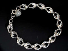Load image into Gallery viewer, Flaming Sophistaction 9.9 Gram Sterling Silver Linked 7&quot; Bracelet 9994A - PremiumBead Alternate Image 2
