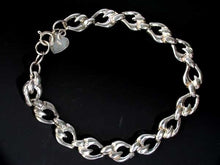 Load image into Gallery viewer, Flaming Sophistaction 9.9 Gram Sterling Silver Linked 7" Bracelet 9994A - PremiumBead Alternate Image 2