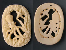 Load image into Gallery viewer, Capt Nemo Carved Octopus Waterbuffalo Bone Bead 10408A - PremiumBead Primary Image 1