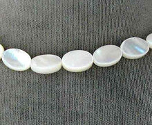 Load image into Gallery viewer, Focal Natural Mother of Pearl Shell 12x8mm Oval Bead Strand 104379 - PremiumBead Alternate Image 4
