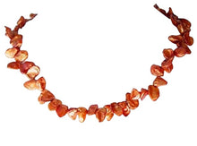 Load image into Gallery viewer, Burning Orange 'Corn Flake' Keishi Pearl Strand | 12x5mm to 16x7x4mm |