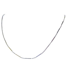 Load image into Gallery viewer, Italian Silver Waterfall Chain 18" Necklace 10025B