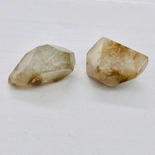 Load image into Gallery viewer, 2 Large Rutilated Quartz Centerpiece Beads 10574G