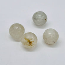 Load image into Gallery viewer, Chatoyant Hint of Color Round Kunzite Beads | 9mm | 4 Beads |