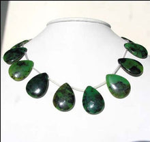 Load image into Gallery viewer, Vivid 1 Chinese Chrysoprase Briolette Focal Bead 8577 - PremiumBead Alternate Image 2