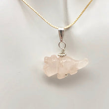 Load image into Gallery viewer, Pink Dinosaur Pendant Rose Quartz Triceratops Sterling Silver Pendant 509303RQS | 22x12x7.5mm (Triceratops), 6.8mm (Bail Opening), 1" (Long) | Pink - PremiumBead Alternate Image 7
