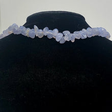 Load image into Gallery viewer, Oregon Holly Blue Chalcedony Agate 76 Grams Nugget Strand| 10x8 15X8 | 62 Bead |