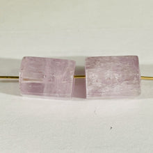 Load image into Gallery viewer, Premium Pink Kunzite 8x12mm Hexagon Tube | 2 Beads |