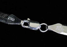 Load image into Gallery viewer, Sleek! Silver 3mm Herringbone Chain 30" Necklace 10004C - PremiumBead Alternate Image 5