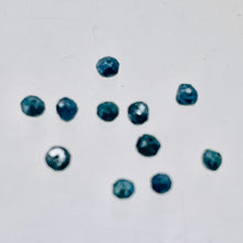 Load image into Gallery viewer, Blue Diamond Faceted Roundel Beads | 2.5-2mm | 11 Beads | ~1.0 carat |10597B