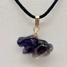 Load image into Gallery viewer, Hop! Amethyst Easter Bunny & 14Kgf Pendant 509255AMG - PremiumBead Alternate Image 10