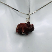 Load image into Gallery viewer, Piggie Brecciated Jasper Pig & Sterling Silver Pendant 509274JP
