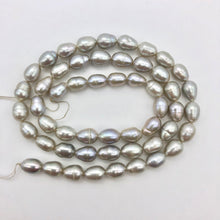 Load image into Gallery viewer, Silvery Platinum Freshwater Pearl Strand | 8x6-6.5x5mm | ~55 pearls | 110864 - PremiumBead Alternate Image 2