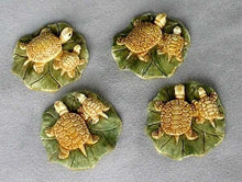 Load image into Gallery viewer, Work of Art Mom & Baby Turtle Pendant Bead 5657 | 39x38x8mm | Cream, green and brown - PremiumBead Alternate Image 2