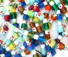Load image into Gallery viewer, Hand Made Glass Lampwork People 23x25x12mm Bead Strand 107593 - PremiumBead Alternate Image 2