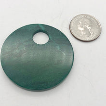 Load image into Gallery viewer, Green African Jade 50mm Pi Circle Pendant Bead - PremiumBead Alternate Image 6