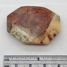 Load image into Gallery viewer, Crazy Lace Agate Carved Pendant Bead | 39x29x9mm | Red White |