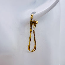 Load image into Gallery viewer, 14K Gold Chain Post Earrings | 1" Long | Gold | 1 Pair |