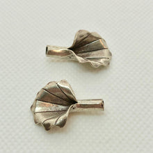 Load image into Gallery viewer, Stunning 2 Thai Hill Tribe Fine Silver Lily Beads 5464 - PremiumBead Primary Image 1