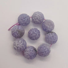Load image into Gallery viewer, Jade AAA Carved Round Bead | 16mm | Lavender | 1 Bead |