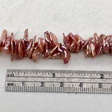 Load image into Gallery viewer, Ballerina Pink Keishi FW Pearl Strand | 9x5x2mm | Rose | Keishi | 80+ pearls | - PremiumBead Alternate Image 4