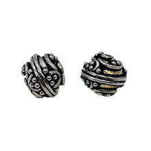 Load image into Gallery viewer, Designer 21 intricate Spiral 2.7 Grams Sterling Silver Bead 4019
