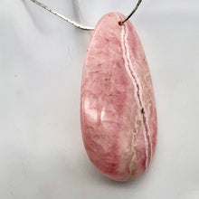 Load image into Gallery viewer, Natural Lacy Pink Rhodochrosite Pendant Bead | 60x30mm| Pink | Teardrop | 1 Bd | - PremiumBead Alternate Image 3